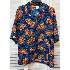 Hawaiian Tropics Men's Button Down Shirt Size XXL